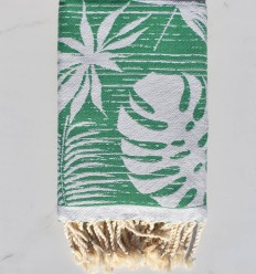 Fouta Amazon vert